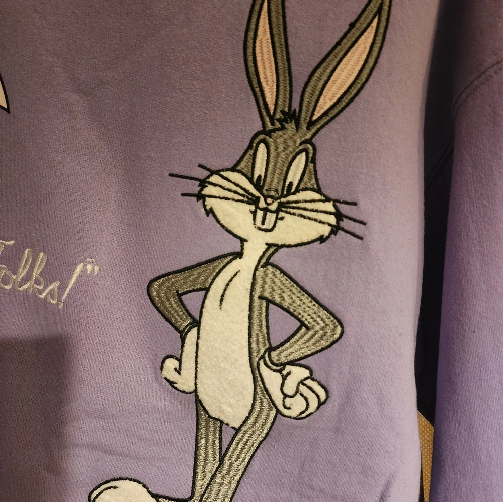 Looney Tunes Purple Sweatshirt - Picture 2 of 12
